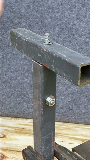 How to Join Square Steel Tubing Without Welding: Strong & Easy #shorts #lifehack #tip