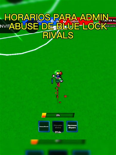 Horarios de Admin Abuse en Blue Lock Rivals