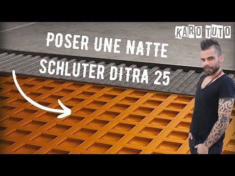 SCHLUTER Ditra mat 25-Laying tiles on wooden floors