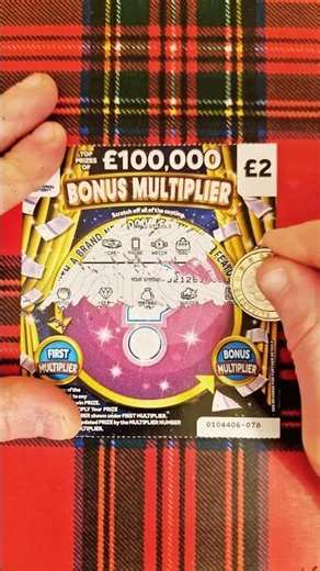£2 National Lottery scratch card #scratchcard #lottery #nationallottery #shorts #viral