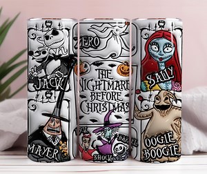 3D Inflated Cartoon Tumbler Wrap, Cartoon Design Tumbler, 3D Puffy Tumbler Wrap, Christmas 3D Wrap, Sublimation Design, Png Download - Etsy