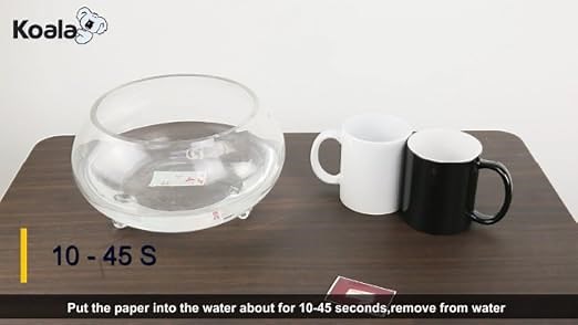 How to Make a Customized Mug with Waterslide Paper?