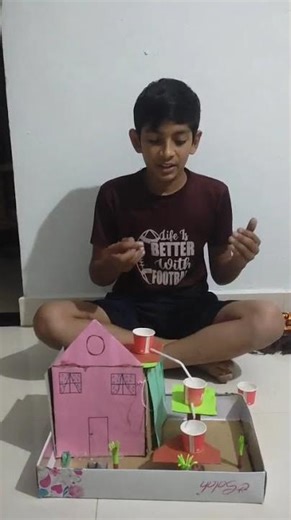 Rain Water Harvesting Experiment By Yash#water #Harwesting