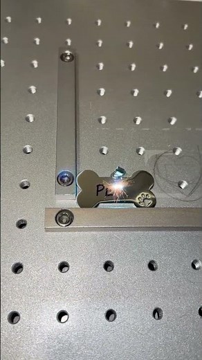 Custom Dog ID Tag: Precision Laser Engraving 🐕✨ #satisfying