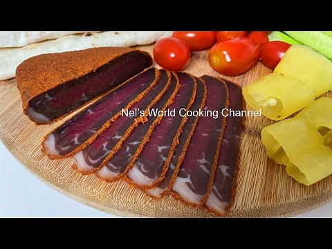 How To Make Pastirma/Basturma (Cured Beef) - HOMEMADE PASTIRMA BASTURMA - How To Cure Meat