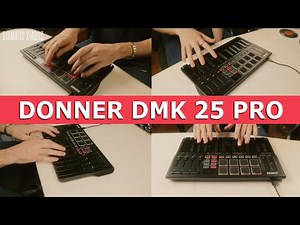 Music track with DONNER DMK 25 PRO MIDI Keyboard Controller