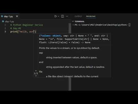 Python Day-01 | Introduction & print () | Python | Dark Code