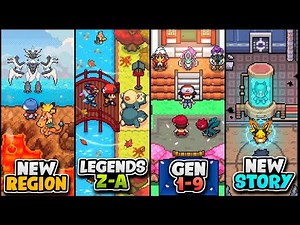 Top 10 COMPLETED Pokemon GBA Rom Hacks With Legends Z-A MEGAS & NEW STORY To Play In 2026!!