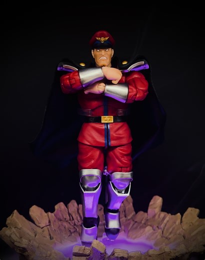 Jada Toys Street Fighter M. Bison Action Figure | Collectable Toy