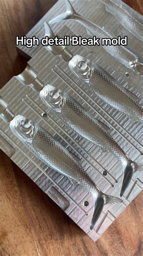 High detail Bleak injection mold. #handmadelures #mold #lurebuilding #pikefishing #predatorfishing