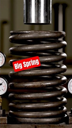 Big Rare Spring Shock vs Mega Hydraulic Press