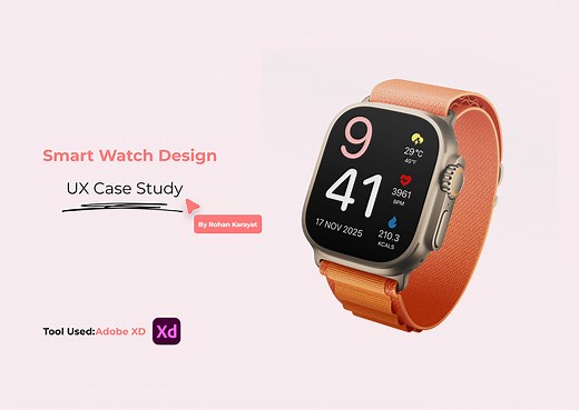 Smartwatch UI Redesign UX Case Study - Rohan Karayat