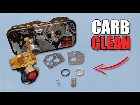 How to Clean a Plastic Briggs & Stratton Carburetor