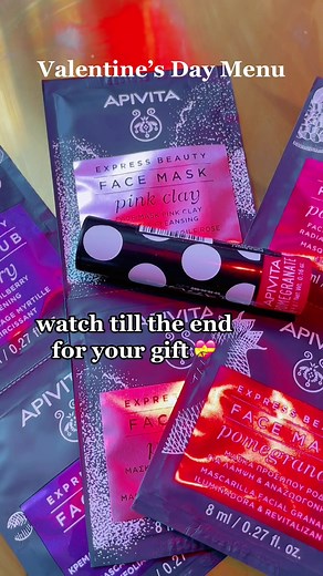 Get a free lip care pomegranate! #apivita #valentinesday #pamperyourself
