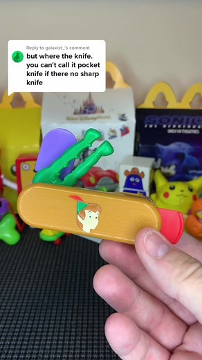 Discover the Fun of Peter Pan McDonald's Pocket Knife Toy