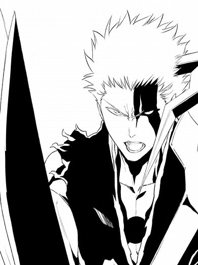 Watch Awakened Ichigo come to life before your very eyes, with this incredible drawing by #BLEACH character designer Masashi Kudo! BLEACH: Thousand-Year Blood War, Part 4 - The Calamity starts streaming 2026 ⚔️ #bleachanime #anime #animetiktok