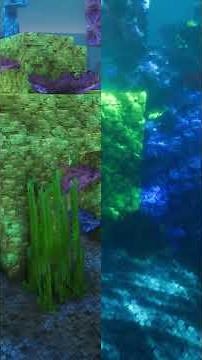 Minecraft Voxy Mod + 2 Shaders Underwater Compatibility Test