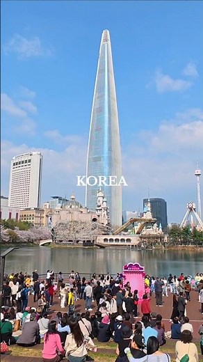 벚꽃비 내리는 잠실 석촌호수 산책🌸 Seoul Jamsil Seokchon Lake Cherry Blossom Ending Street Walking Tour