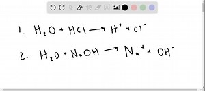 SOLVED:The general formula for the neutralization of Arrhenius acids and bases is:  acid   base  →H2 O  salt  The reverse reaction is possible, especially since weak acids or bases usually involve reversible equilibrium reactions. When a salt is mixed with water, it dissociates. The resulting ions may react with water in a reaction known as hydrolysis. Pure water is ionized (dissociated) to a small degree. The ions of some salts may react with the ions of pure water. What ions result from the io