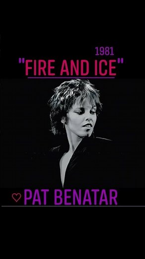 "Fire And Ice" Pat Benatar 1981(live in concert) #patbenatar #80srock
