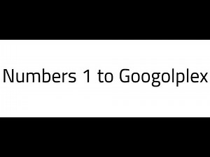 Numbers (1 to Googolplex)