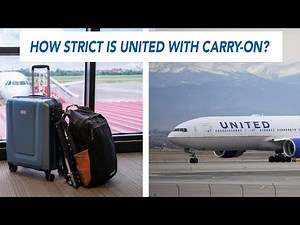 How Strict Is United About Carry On Size? #unitedairlines #carryonluggage #unitedairline
