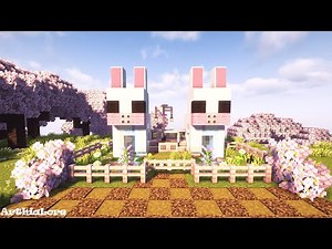 Minecraft | How to Build a Rabbit Sanctuary 🥕🐇