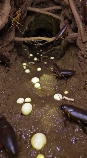 POV Digging with a Mole Cricket! 🚜🐜 #ai#shorts#fyb