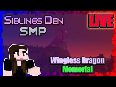 LIVE - Terraforming work around the memorial for my brother, Wingless Dragon in Minecraft