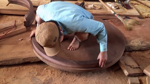 Fast Woodworking Techniques For A Stunning Round Table