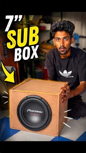 DIY 7 Inch Subwoofer Cabinet 🔊