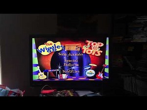 The Wiggles top of the tots 2004 DVD menu walk through