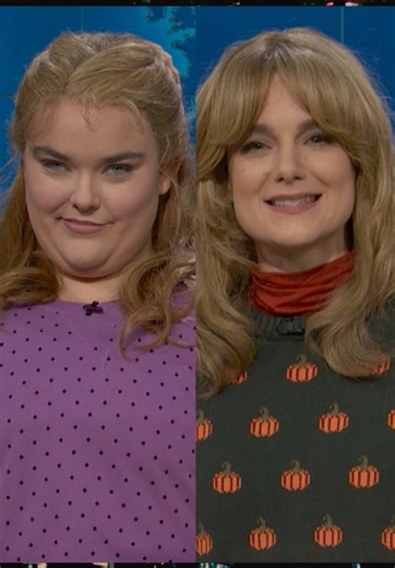 coco’s mom shares some fall activities at the desk | grace reiter snl