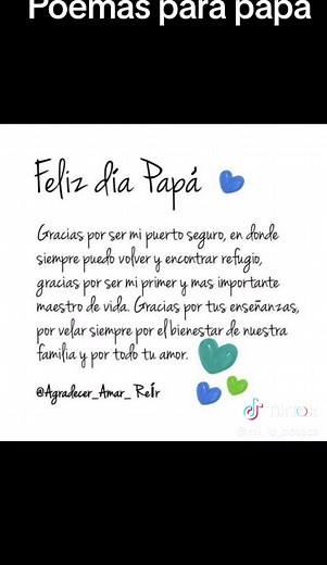 Poemas Bonitos Para Papá: Dedicaciones Especiales