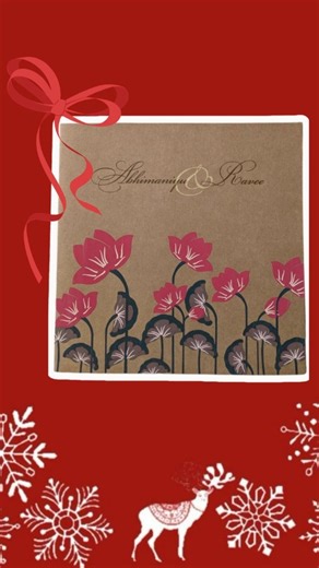 A wedding invitation that cares for the planet as much as your love story- sustainable cards for a meaningful beginning💖 SKU CODE - [Wedding invitation, latest wedding card, handmade wedding card, indian wedding invitation, new wedding card designs, gold wedding card, personalized wedding card, best wedding card, eco friendly wedding card] #weddingcardmaking #marriageinvitation #trendingweddingcards #weddinginvitations #customweddingcard | King of Cards - India's No. 1 Wedding Invitation Portal