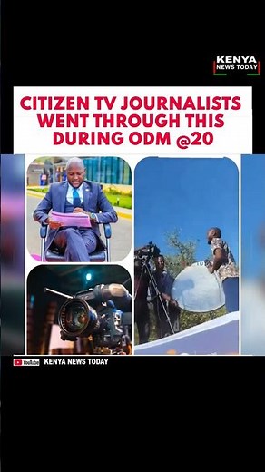 CITIZEN TV JOURNALISTS WENT THROUGH THIS DURING ODM @20 #railaodinga #citizentvlive #kenyanews