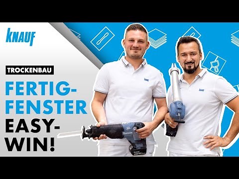 Building a drywall partition with a window - Knauf EasyWin Plus