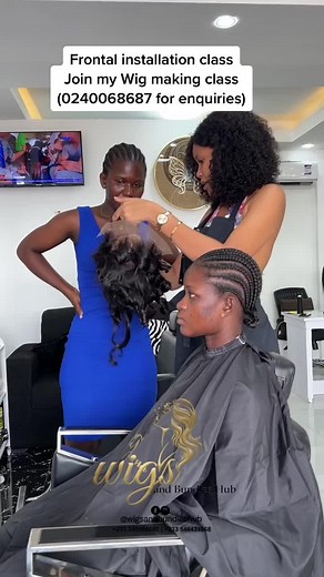 I teach students to be the best in wig making, my nxt wig making class is coming on this September, join my class to be perfect in wig making#machinewigmaking #wigsandbundleshub #wigmaking