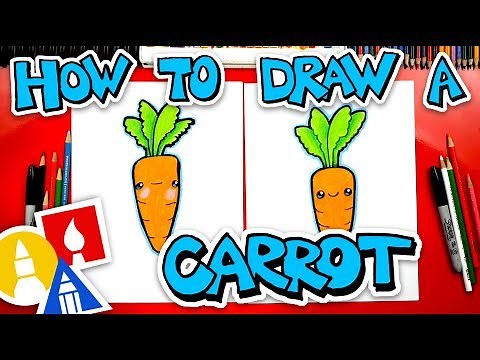 How To Draw A Funny Carrot