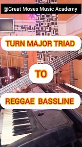 273K views · 4.1K reactions | Use This Major Triad Bass On Reggae  BEGINNER BASS LESSON #howtoplay #reggae #bass #basslessons #basstutorial | Great Moses Music Academy | Facebook