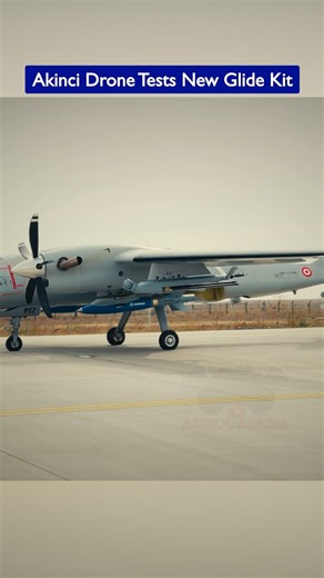 Turkey Tests New MORFOZ Glide Bomb Kit on Akıncı UAV!