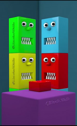 ♦️♦️♦️ 3D Blocks play ♦️♦️♦️#3danimation #3d #animation #fun