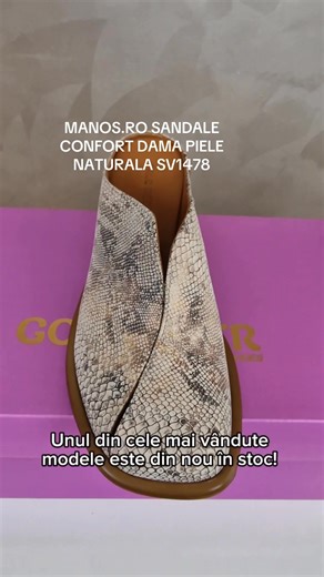 MANOS.RO SANDALE CONFORT DAMA PIELE NATURALA SV1478 | Manos Shoes