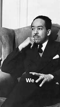 Langston Hughes speeches about his ￼poem “Tomorrow “ check it Out