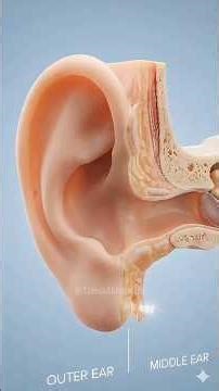 Inside the Human Ear: From Air to Nerve Signal ⚡️