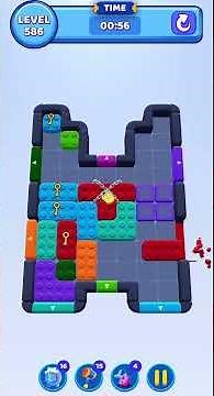Color Block Jam Level 586 Solution Walkthrough #colorblockjam #gaming #colorblockjamgame #games