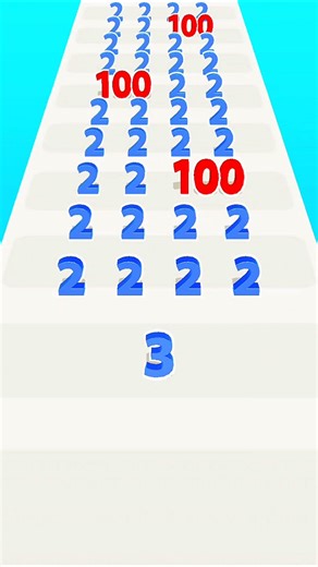 Number Run Lvl.16 - Multiplying Numbers To Max Level 🔥 #shorts #games #numberrun #gameshorts