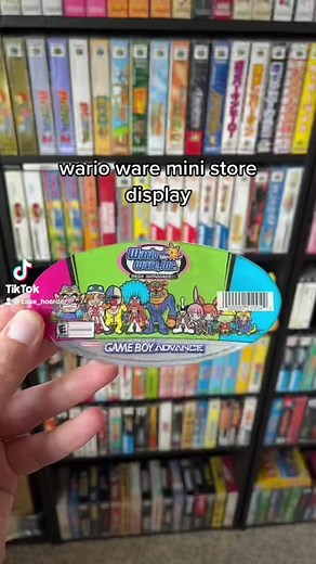 wario ware gameboy advance display… 🤯 #warioware #wario #gba #gamecollecting