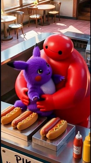 Pikachu Loses Everything… Until Baymax Shows Up! 💝