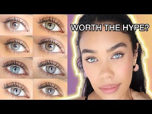 ARE NADA FADEL COLOR CONTACTS WORTH THE HYPE? Honest Review + Wear Test